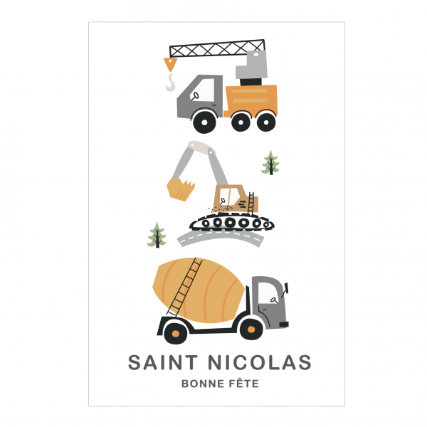 Lot de 5 cartes Saint Nicolas - Thème 1 – Image 6