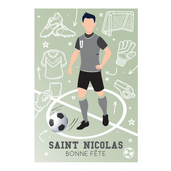 Lot de 5 cartes Saint Nicolas - Thème 2 – Image 3