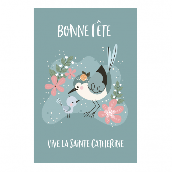 Lot de 5 cartes Sainte Catherine - Thème 1 – Image 4