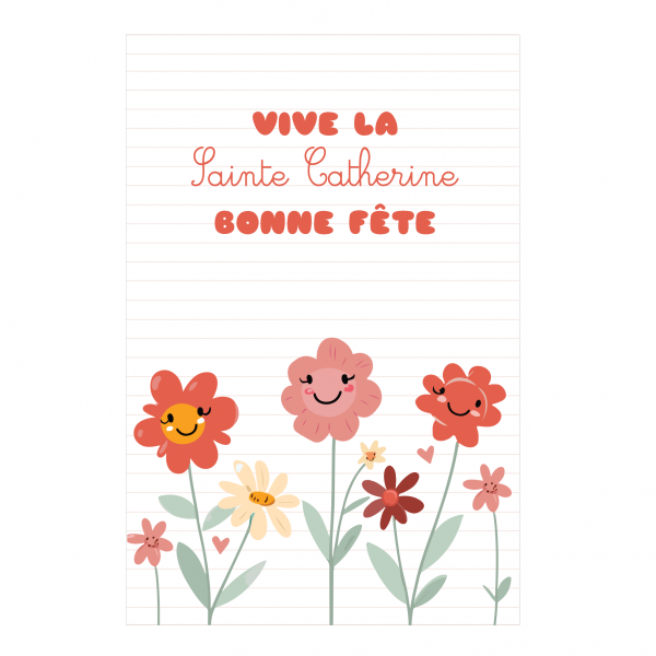 Lot de 5 cartes Sainte Catherine - Thème 1 – Image 6