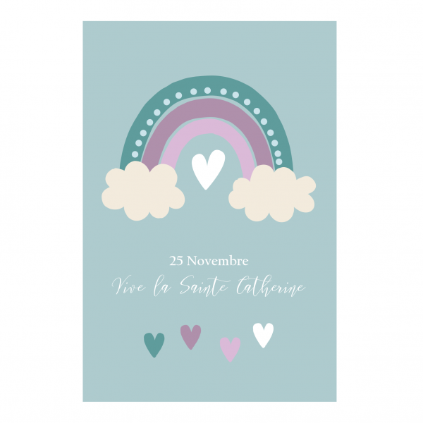 Lot de 5 cartes Sainte Catherine - Thème 2 – Image 3
