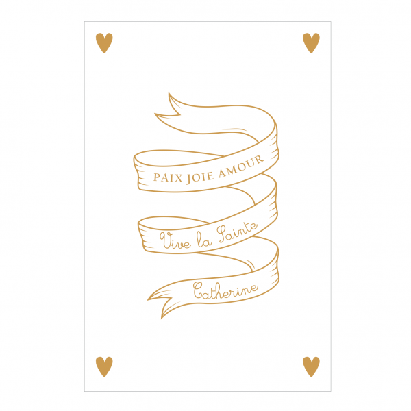 Lot de 5 cartes Sainte Catherine - Thème 3 – Image 3