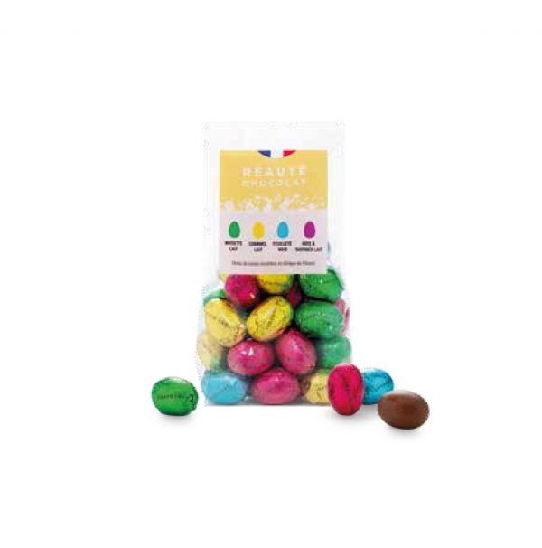 R025 Sachet assortiment oeufs fourrés 250 g net